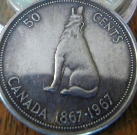 Canadian 50 Cent Half Dollar 